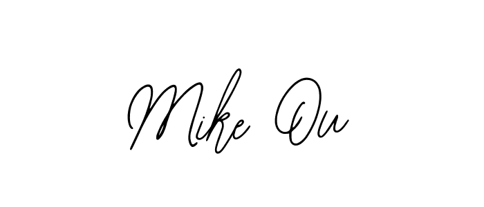 Design your own signature with our free online signature maker. With this signature software, you can create a handwritten (Bearetta-2O07w) signature for name Mike Ou. Mike Ou signature style 12 images and pictures png