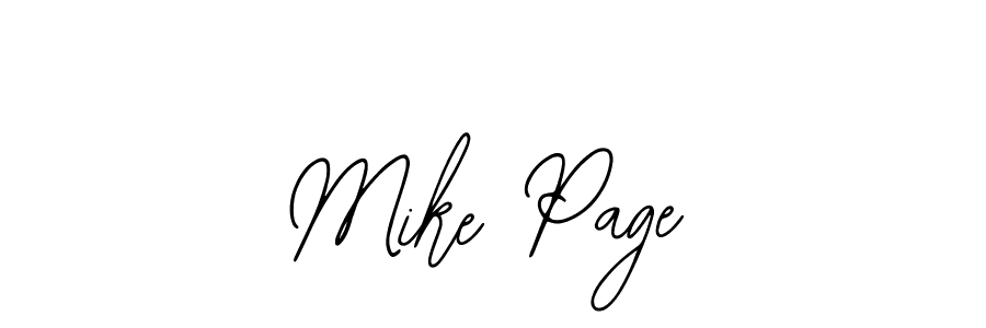 Make a beautiful signature design for name Mike Page. Use this online signature maker to create a handwritten signature for free. Mike Page signature style 12 images and pictures png