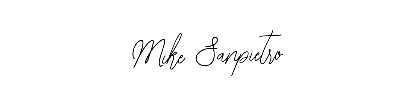 Design your own signature with our free online signature maker. With this signature software, you can create a handwritten (Bearetta-2O07w) signature for name Mike Sanpietro. Mike Sanpietro signature style 12 images and pictures png