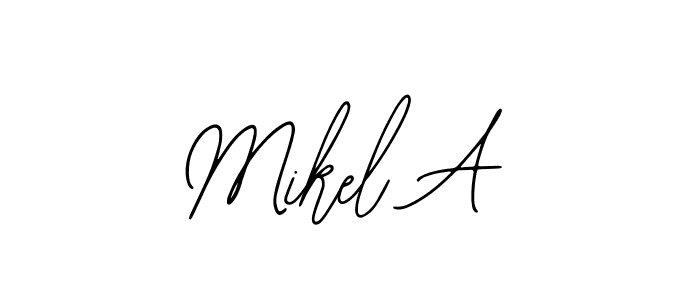 You can use this online signature creator to create a handwritten signature for the name Mikel A. This is the best online autograph maker. Mikel A signature style 12 images and pictures png
