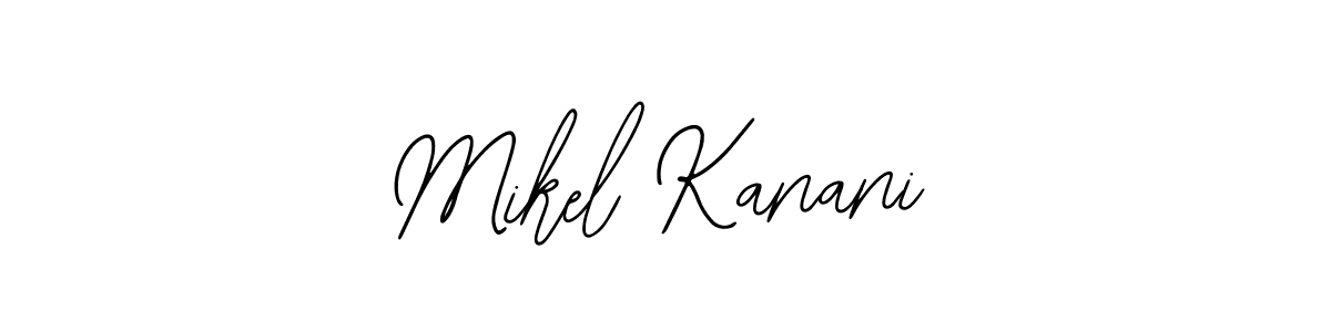 How to make Mikel Kanani name signature. Use Bearetta-2O07w style for creating short signs online. This is the latest handwritten sign. Mikel Kanani signature style 12 images and pictures png