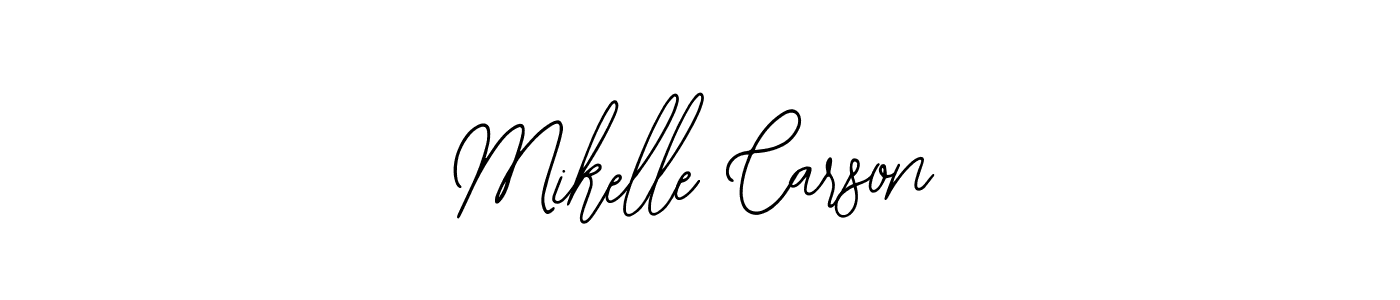Design your own signature with our free online signature maker. With this signature software, you can create a handwritten (Bearetta-2O07w) signature for name Mikelle Carson. Mikelle Carson signature style 12 images and pictures png