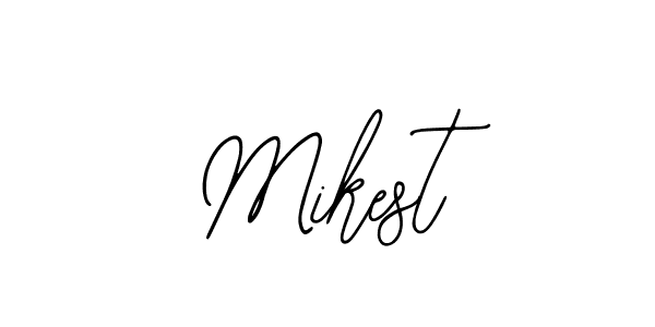Bearetta-2O07w is a professional signature style that is perfect for those who want to add a touch of class to their signature. It is also a great choice for those who want to make their signature more unique. Get Mikest name to fancy signature for free. Mikest signature style 12 images and pictures png