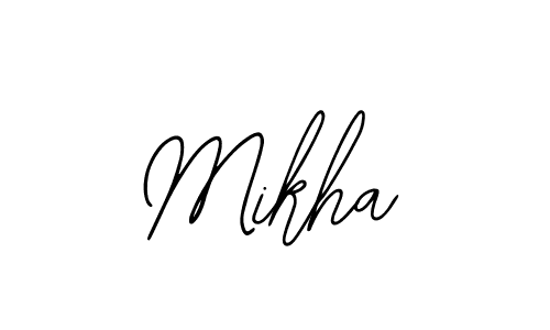 Make a beautiful signature design for name Mikha. With this signature (Bearetta-2O07w) style, you can create a handwritten signature for free. Mikha signature style 12 images and pictures png