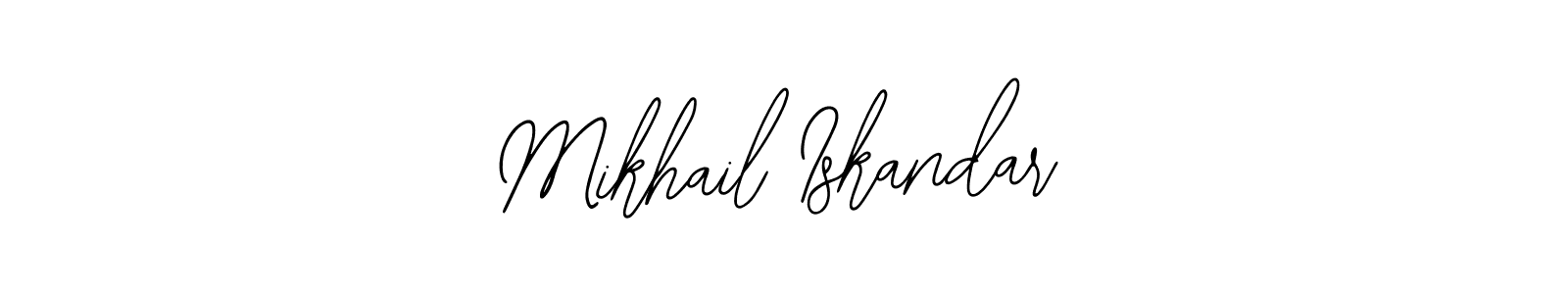 Make a beautiful signature design for name Mikhail Iskandar. With this signature (Bearetta-2O07w) style, you can create a handwritten signature for free. Mikhail Iskandar signature style 12 images and pictures png
