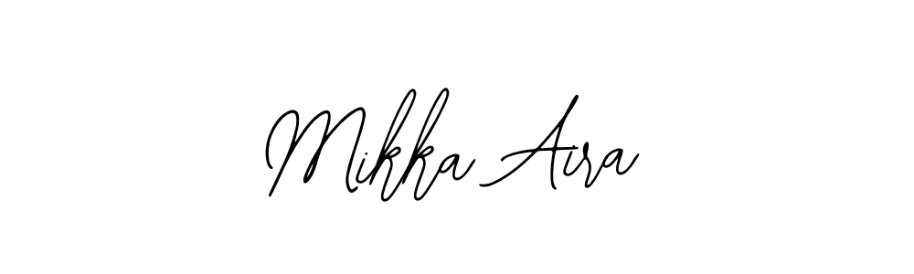 Similarly Bearetta-2O07w is the best handwritten signature design. Signature creator online .You can use it as an online autograph creator for name Mikka Aira. Mikka Aira signature style 12 images and pictures png