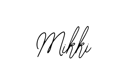 Mikki stylish signature style. Best Handwritten Sign (Bearetta-2O07w) for my name. Handwritten Signature Collection Ideas for my name Mikki. Mikki signature style 12 images and pictures png