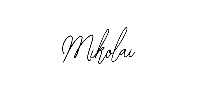 How to make Mikolai signature? Bearetta-2O07w is a professional autograph style. Create handwritten signature for Mikolai name. Mikolai signature style 12 images and pictures png