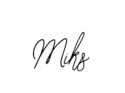 Create a beautiful signature design for name Miks. With this signature (Bearetta-2O07w) fonts, you can make a handwritten signature for free. Miks signature style 12 images and pictures png