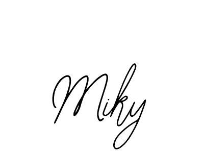 It looks lik you need a new signature style for name Miky. Design unique handwritten (Bearetta-2O07w) signature with our free signature maker in just a few clicks. Miky signature style 12 images and pictures png