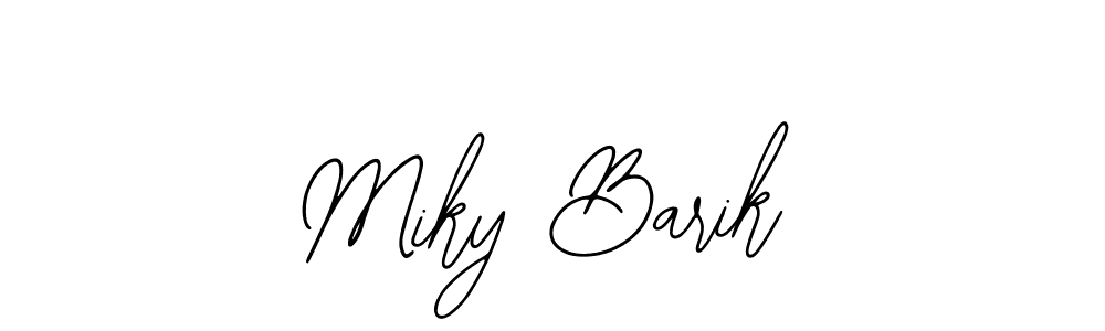 It looks lik you need a new signature style for name Miky Barik. Design unique handwritten (Bearetta-2O07w) signature with our free signature maker in just a few clicks. Miky Barik signature style 12 images and pictures png