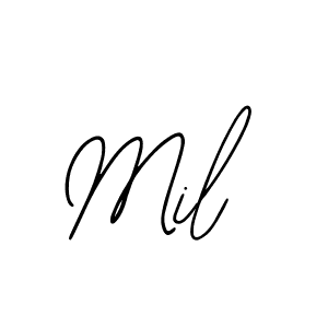 Make a beautiful signature design for name Mil. Use this online signature maker to create a handwritten signature for free. Mil signature style 12 images and pictures png