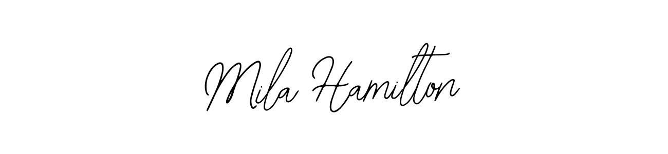 Best and Professional Signature Style for Mila Hamilton. Bearetta-2O07w Best Signature Style Collection. Mila Hamilton signature style 12 images and pictures png