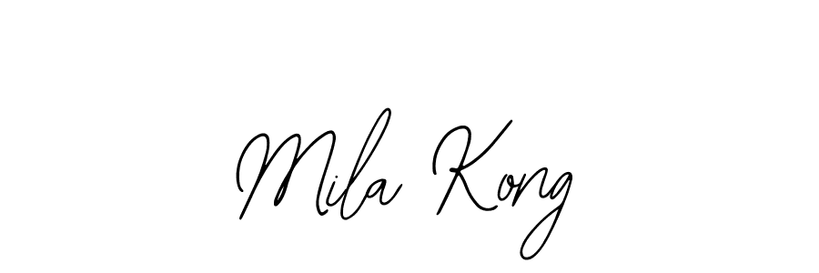 Make a beautiful signature design for name Mila Kong. With this signature (Bearetta-2O07w) style, you can create a handwritten signature for free. Mila Kong signature style 12 images and pictures png