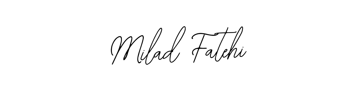 Also You can easily find your signature by using the search form. We will create Milad Fatehi name handwritten signature images for you free of cost using Bearetta-2O07w sign style. Milad Fatehi signature style 12 images and pictures png