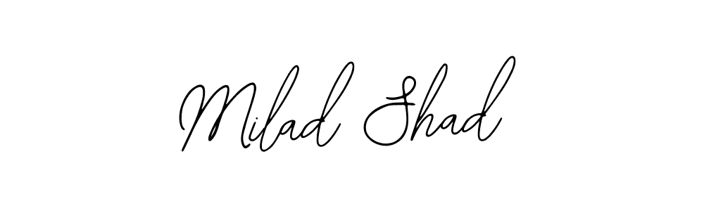 Make a short Milad Shad signature style. Manage your documents anywhere anytime using Bearetta-2O07w. Create and add eSignatures, submit forms, share and send files easily. Milad Shad signature style 12 images and pictures png