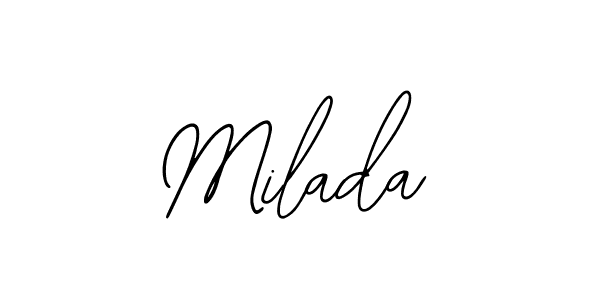 Milada stylish signature style. Best Handwritten Sign (Bearetta-2O07w) for my name. Handwritten Signature Collection Ideas for my name Milada. Milada signature style 12 images and pictures png