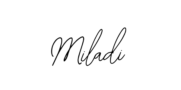 Also we have Miladi name is the best signature style. Create professional handwritten signature collection using Bearetta-2O07w autograph style. Miladi signature style 12 images and pictures png
