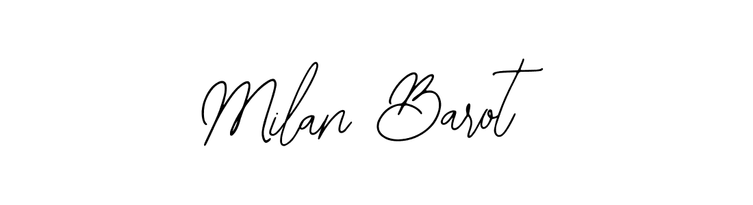The best way (Bearetta-2O07w) to make a short signature is to pick only two or three words in your name. The name Milan Barot include a total of six letters. For converting this name. Milan Barot signature style 12 images and pictures png