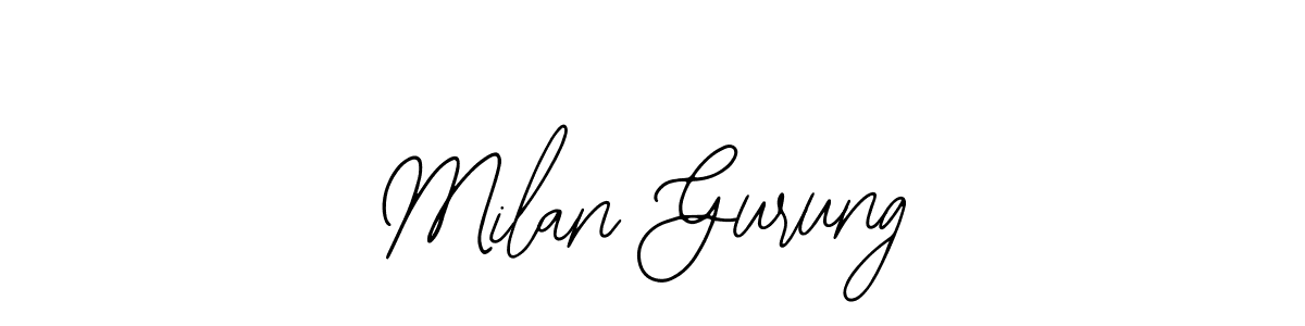 Make a beautiful signature design for name Milan Gurung. Use this online signature maker to create a handwritten signature for free. Milan Gurung signature style 12 images and pictures png