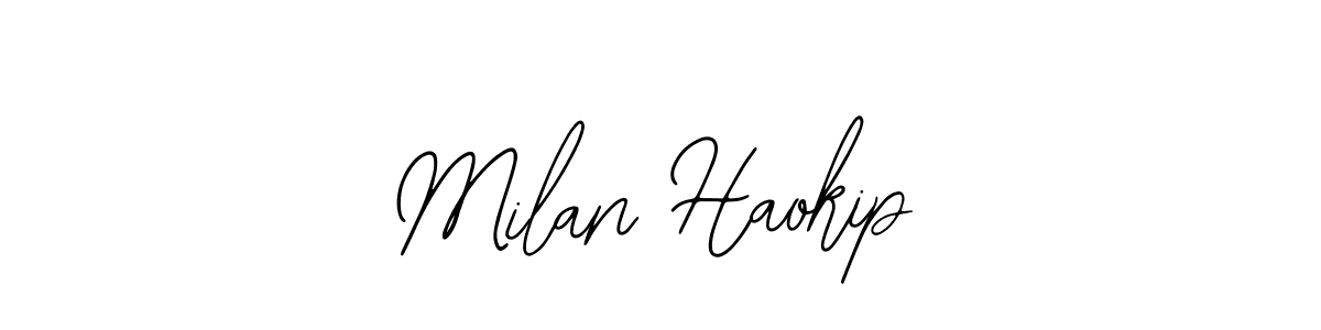 Design your own signature with our free online signature maker. With this signature software, you can create a handwritten (Bearetta-2O07w) signature for name Milan Haokip. Milan Haokip signature style 12 images and pictures png