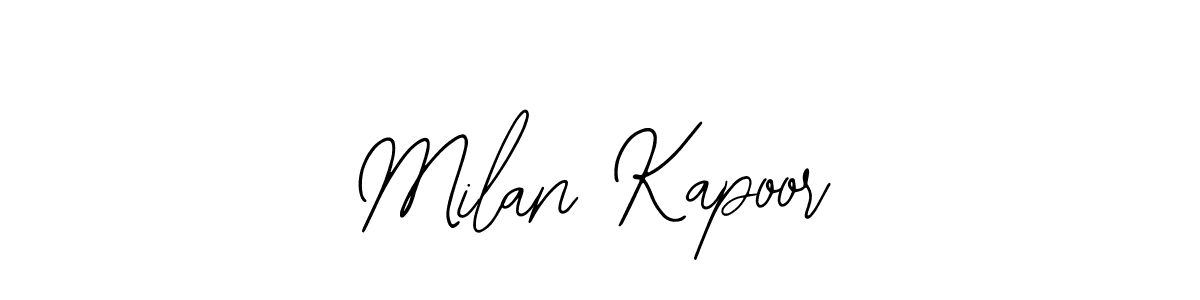Create a beautiful signature design for name Milan Kapoor. With this signature (Bearetta-2O07w) fonts, you can make a handwritten signature for free. Milan Kapoor signature style 12 images and pictures png