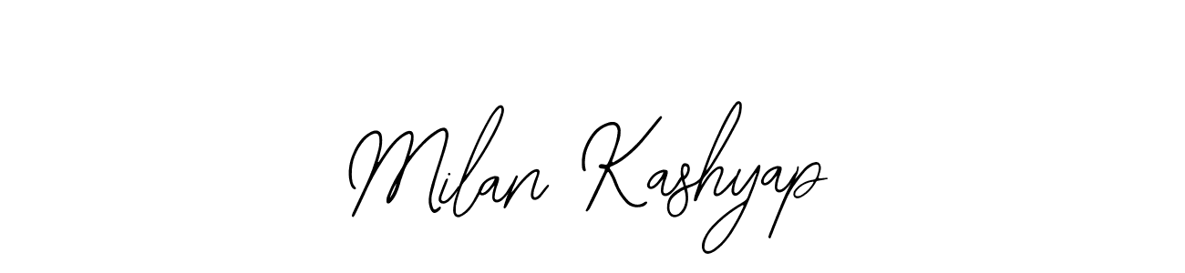 Also we have Milan Kashyap name is the best signature style. Create professional handwritten signature collection using Bearetta-2O07w autograph style. Milan Kashyap signature style 12 images and pictures png