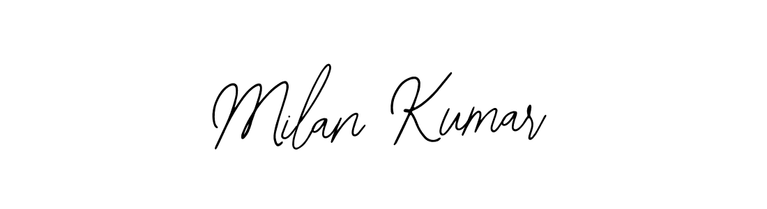 Also we have Milan Kumar name is the best signature style. Create professional handwritten signature collection using Bearetta-2O07w autograph style. Milan Kumar signature style 12 images and pictures png