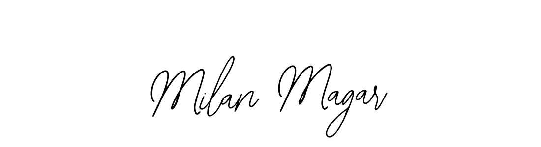 Make a short Milan Magar signature style. Manage your documents anywhere anytime using Bearetta-2O07w. Create and add eSignatures, submit forms, share and send files easily. Milan Magar signature style 12 images and pictures png