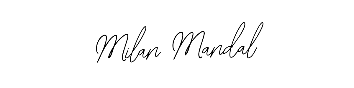 Make a beautiful signature design for name Milan Mandal. With this signature (Bearetta-2O07w) style, you can create a handwritten signature for free. Milan Mandal signature style 12 images and pictures png