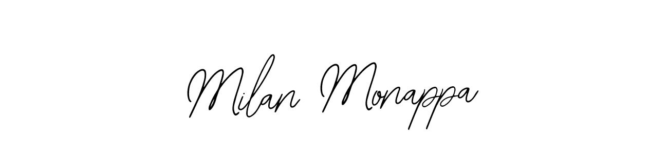 Check out images of Autograph of Milan Monappa name. Actor Milan Monappa Signature Style. Bearetta-2O07w is a professional sign style online. Milan Monappa signature style 12 images and pictures png