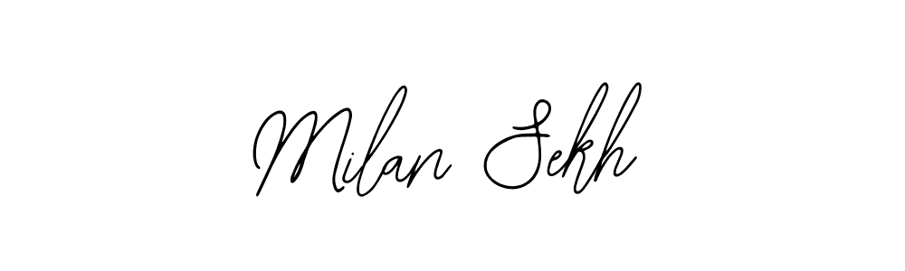 Also You can easily find your signature by using the search form. We will create Milan Sekh name handwritten signature images for you free of cost using Bearetta-2O07w sign style. Milan Sekh signature style 12 images and pictures png