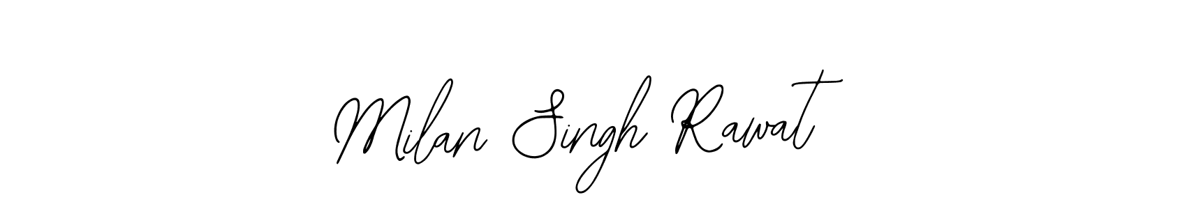 How to make Milan Singh Rawat signature? Bearetta-2O07w is a professional autograph style. Create handwritten signature for Milan Singh Rawat name. Milan Singh Rawat signature style 12 images and pictures png