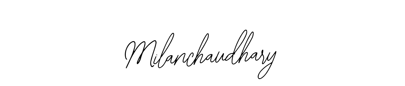 Create a beautiful signature design for name Milanchaudhary. With this signature (Bearetta-2O07w) fonts, you can make a handwritten signature for free. Milanchaudhary signature style 12 images and pictures png