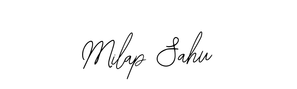 Also You can easily find your signature by using the search form. We will create Milap Sahu name handwritten signature images for you free of cost using Bearetta-2O07w sign style. Milap Sahu signature style 12 images and pictures png