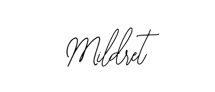 How to make Mildret signature? Bearetta-2O07w is a professional autograph style. Create handwritten signature for Mildret name. Mildret signature style 12 images and pictures png
