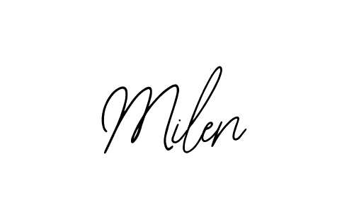 Once you've used our free online signature maker to create your best signature Bearetta-2O07w style, it's time to enjoy all of the benefits that Milen name signing documents. Milen signature style 12 images and pictures png