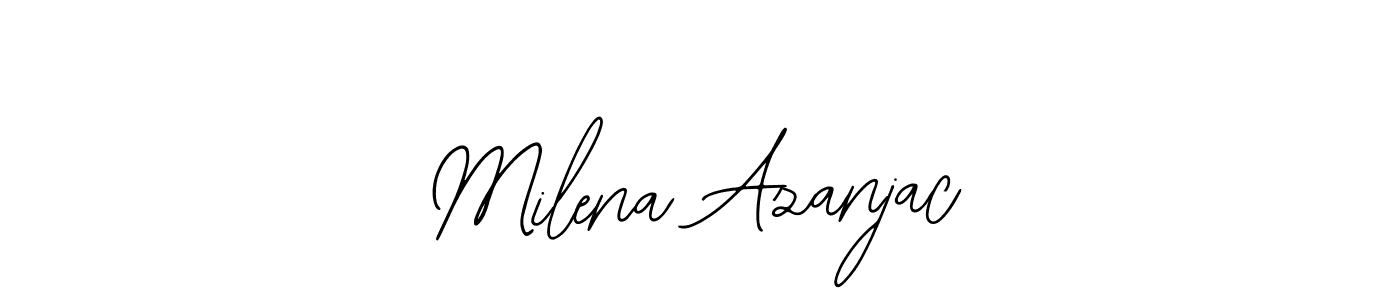 Make a beautiful signature design for name Milena Azanjac. With this signature (Bearetta-2O07w) style, you can create a handwritten signature for free. Milena Azanjac signature style 12 images and pictures png