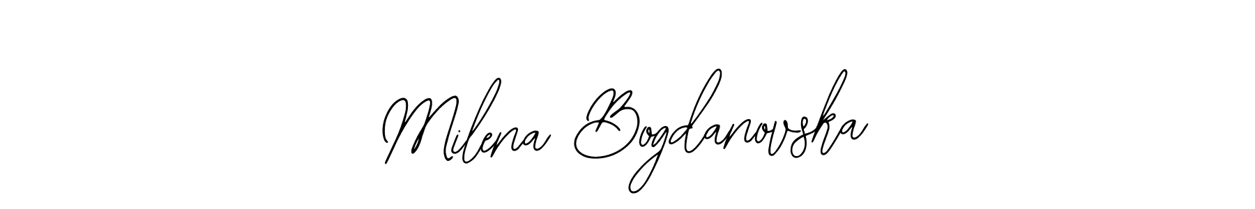 Once you've used our free online signature maker to create your best signature Bearetta-2O07w style, it's time to enjoy all of the benefits that Milena Bogdanovska name signing documents. Milena Bogdanovska signature style 12 images and pictures png