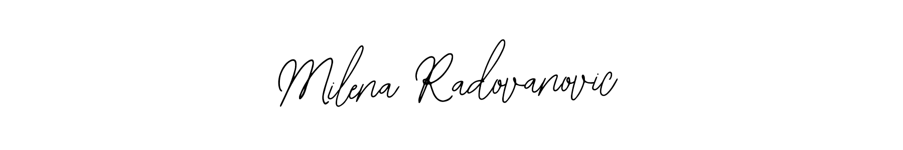 Make a beautiful signature design for name Milena Radovanovic. With this signature (Bearetta-2O07w) style, you can create a handwritten signature for free. Milena Radovanovic signature style 12 images and pictures png