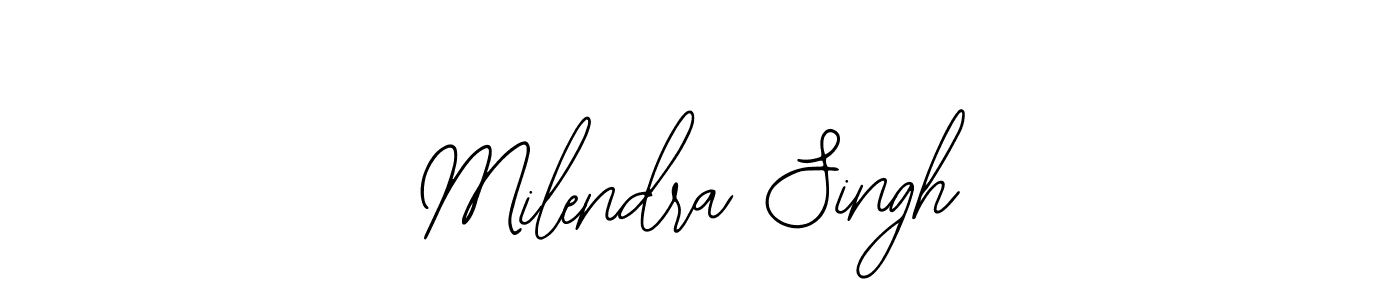 It looks lik you need a new signature style for name Milendra Singh. Design unique handwritten (Bearetta-2O07w) signature with our free signature maker in just a few clicks. Milendra Singh signature style 12 images and pictures png