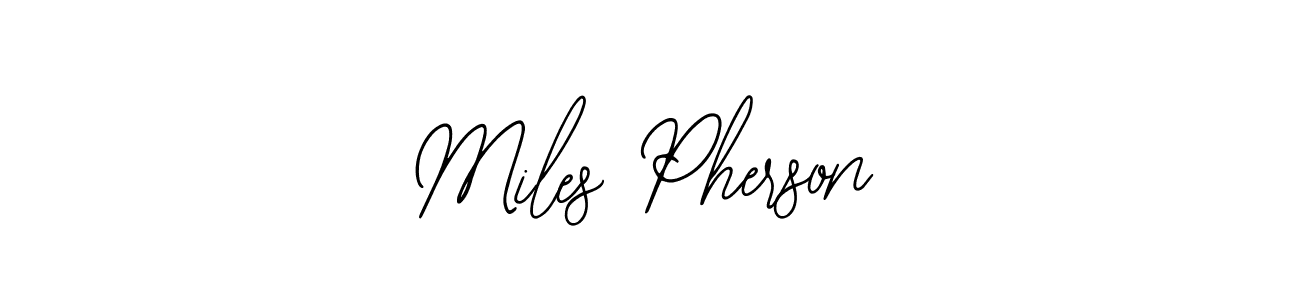 Make a beautiful signature design for name Miles Pherson. Use this online signature maker to create a handwritten signature for free. Miles Pherson signature style 12 images and pictures png