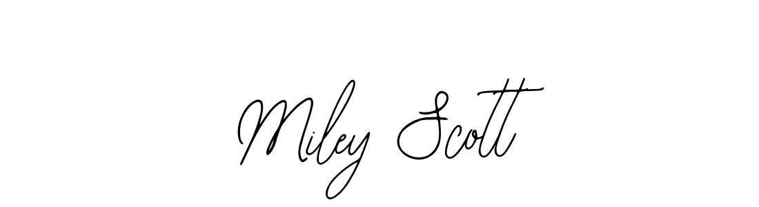 if you are searching for the best signature style for your name Miley Scott. so please give up your signature search. here we have designed multiple signature styles  using Bearetta-2O07w. Miley Scott signature style 12 images and pictures png