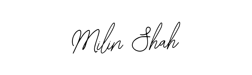 Once you've used our free online signature maker to create your best signature Bearetta-2O07w style, it's time to enjoy all of the benefits that Milin Shah name signing documents. Milin Shah signature style 12 images and pictures png