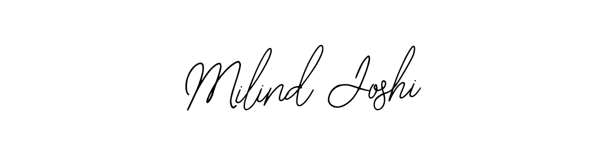 Similarly Bearetta-2O07w is the best handwritten signature design. Signature creator online .You can use it as an online autograph creator for name Milind Joshi. Milind Joshi signature style 12 images and pictures png