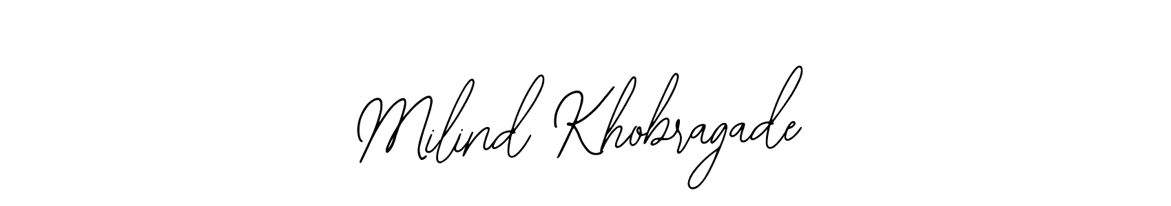 Make a beautiful signature design for name Milind Khobragade. With this signature (Bearetta-2O07w) style, you can create a handwritten signature for free. Milind Khobragade signature style 12 images and pictures png