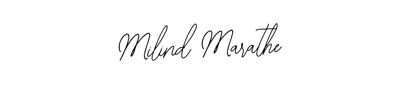 How to Draw Milind Marathe signature style? Bearetta-2O07w is a latest design signature styles for name Milind Marathe. Milind Marathe signature style 12 images and pictures png