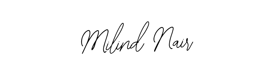 Similarly Bearetta-2O07w is the best handwritten signature design. Signature creator online .You can use it as an online autograph creator for name Milind Nair. Milind Nair signature style 12 images and pictures png