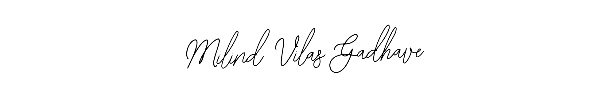 You can use this online signature creator to create a handwritten signature for the name Milind Vilas Gadhave. This is the best online autograph maker. Milind Vilas Gadhave signature style 12 images and pictures png