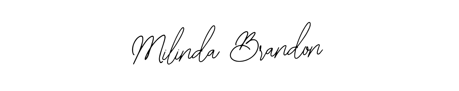 Create a beautiful signature design for name Milinda Brandon. With this signature (Bearetta-2O07w) fonts, you can make a handwritten signature for free. Milinda Brandon signature style 12 images and pictures png